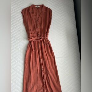 Brown long dress